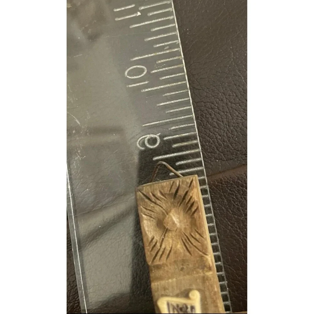 Jerusalem Olive Wood Crucifix INRI Holy Land Religious Wall Hand Carved 9
